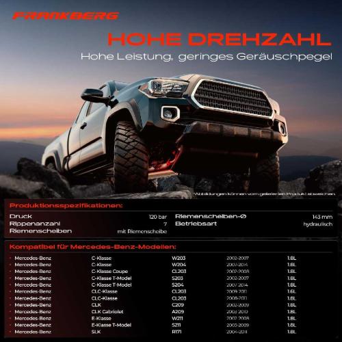 1x Servopumpe hydraulisch für Mercedes-Benz W203 W204 S203 S204 C209 A209 Bild 1x Servopumpe hydraulisch für Mercedes-Benz W203 W204 S203 S204 C209 A209