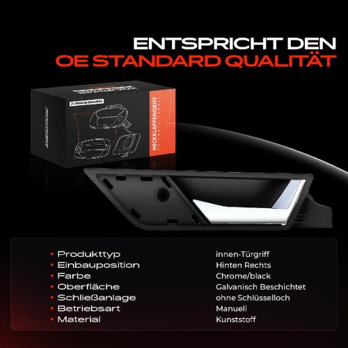 1x Türgriff Hinten Rechts innen für Skoda Fabia III NJ3 Fabia III Kombi NJ5 1.0L 1.2L 1.4L 1.6L 2014-2022 Bild 1x Türgriff Hinten Rechts innen für Skoda Fabia III NJ3 Fabia III Kombi NJ5 1.0L 1.2L 1.4L 1.6L 2014-2022