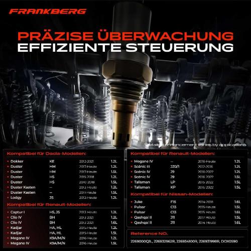 1x Lambdasonde Regelsonde Vor Katalysator für Renault Captur I Clio 4 Dacia Dokker Duster Bild 1x Lambdasonde Regelsonde Vor Katalysator für Renault Captur I Clio 4 Dacia Dokker Duster