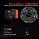 1x Gelenkscheibe Hardyscheibe Kardanwelle Vorne für BMW E46 330d 5er E39 7er E38 8er E31