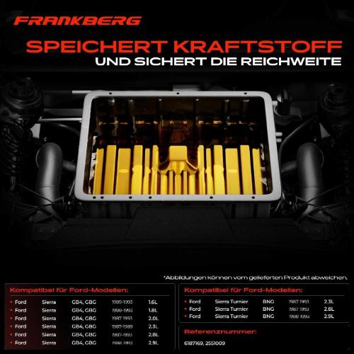1x Kraftstofftank Kraftstoffbehälter für Ford Sierra GB BNG 1.6L-2.9L Bild 1x Kraftstofftank Kraftstoffbehälter für Ford Sierra GB BNG 1.6L-2.9L