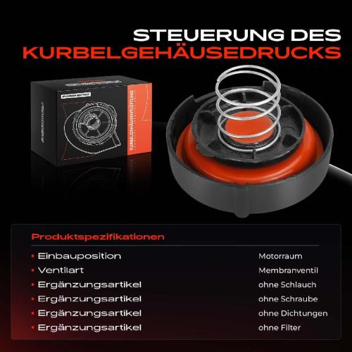 1x Ventil Kurbelgehäusentlüftung für VW Touareg Audi A4 8K2 A5 8T3 A6 4G2 A7 Q5 Bild 1x Ventil Kurbelgehäusentlüftung für VW Touareg Audi A4 8K2 A5 8T3 A6 4G2 A7 Q5