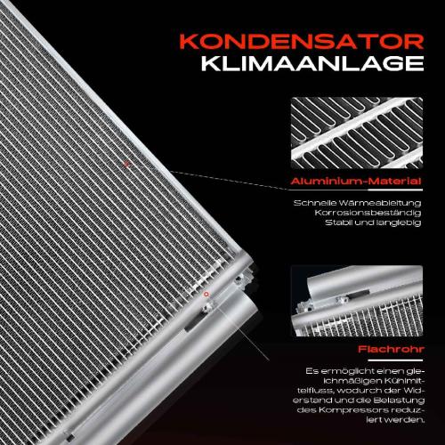 1x Kondensator Klimaanlage für Subaru Legacy 4 Station Wagon BL B13 Outback BL BP Bild 1x Kondensator Klimaanlage für Subaru Legacy 4 Station Wagon BL B13 Outback BL BP