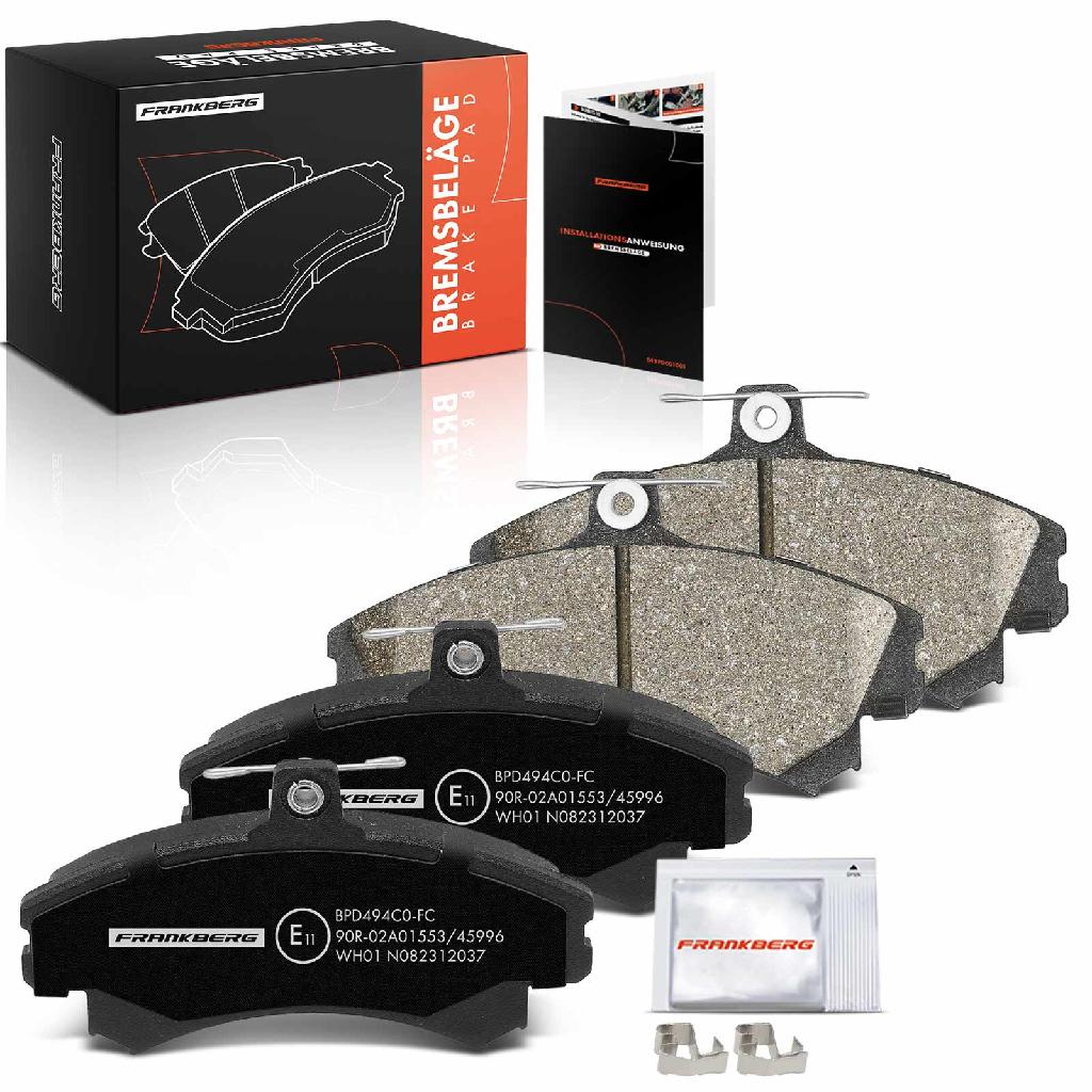 4x Bremsbeläge Vorderachse für Mitsubishi Colt CZC Cabriolet Kasten/Schrägheck VI Smart Forfour