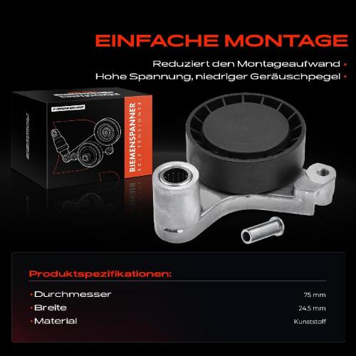 1x Spannrolle Riemenspanner für BMW E32 E38 750i E31 850i 1987-1999 Bild 1x Spannrolle Riemenspanner für BMW E32 E38 750i E31 850i 1987-1999