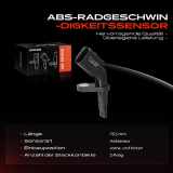 1x ABS Sensor vorne und hinten für Porsche Panamera 970 3.0L 3.6L 4.8L 2009-2016