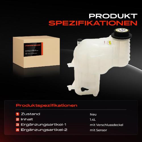 1x Ausgleichsbehälter Kühlmittelbehälter für Land Rover Range Rover IV L405 Bild 1x Ausgleichsbehälter Kühlmittelbehälter für Land Rover Range Rover IV L405