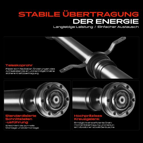 1x Kardanwelle Gelenkwelle Hinterachse für VW Phaeton 3.0L 3.2L 3.6L 4.2L 4.9L 6.0L 2002-2016 Bild 1x Kardanwelle Gelenkwelle Hinterachse für VW Phaeton 3.0L 3.2L 3.6L 4.2L 4.9L 6.0L 2002-2016