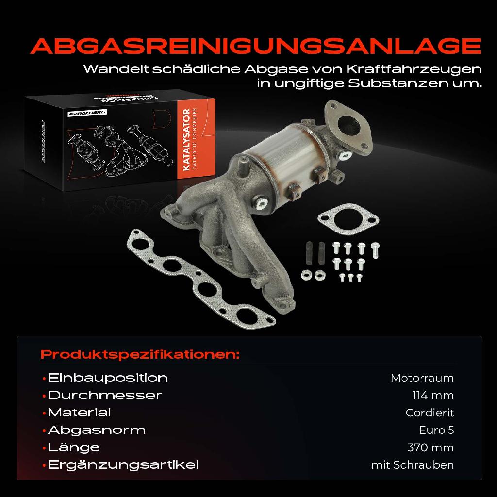 1x Katalysator für Hyundai i20 PB PBT KIA Rio III UB 1.2L 2011-2014
