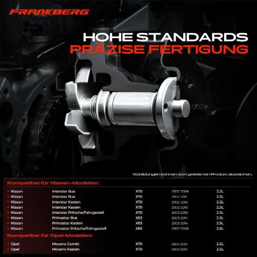 Frankberg 1x Wasserpumpe Kühlwasserpumpe für Renault Laguna II Master Espace IV Nissan Interstar Opel 2.2L 2.5L Bild Frankberg 1x Wasserpumpe Kühlwasserpumpe für Renault Laguna II Master Espace IV Nissan Interstar Opel 2.2L 2.5L