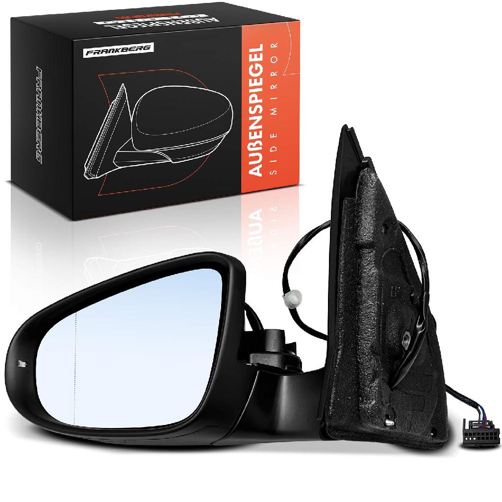 Frankberg 1x Außenspiegel Links für VW Golf VI 5K1 1.2L 1.4L 1.6L 1.8L 2.0L 2.5L 2008-2013