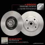 2x Bremsscheiben Hinterachse für Renault Clio III Grandtour Kasten/Schrägheck Megane Bj ab 2002