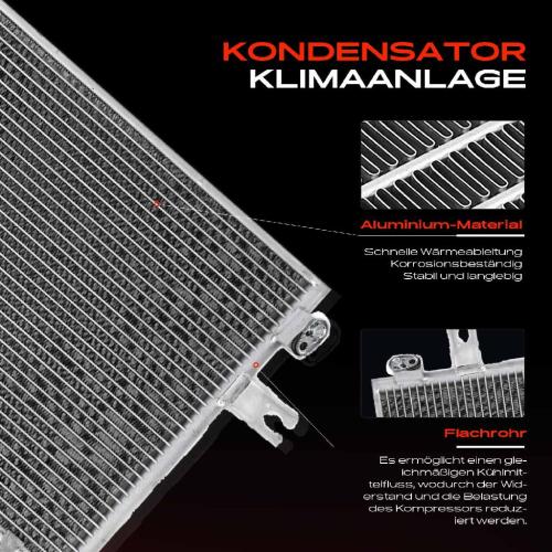 Frankberg 1x Kondensator Klimaanlage für Nissan Maxima/Maxima QX IV A32 2.0L 3.0L 1997-2000 Bild Frankberg 1x Kondensator Klimaanlage für Nissan Maxima/Maxima QX IV A32 2.0L 3.0L 1997-2000