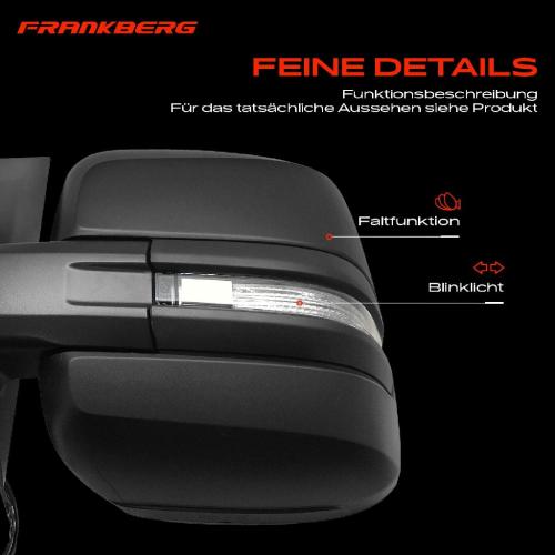 Frankberg 1x Außenspiegel Links für VW Crafter Pritsche MAN TGE Bus Kasten Pritsche/Fahrgestell Bild Frankberg 1x Außenspiegel Links für VW Crafter Pritsche MAN TGE Bus Kasten Pritsche/Fahrgestell