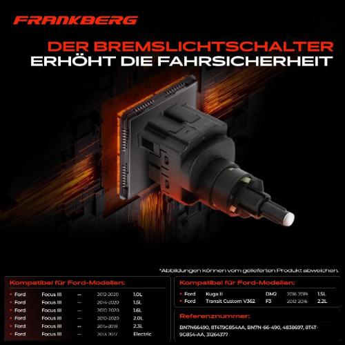 1x Bremslichtschalter für Mazda 3 5 6 CX-30/5 Volvo S40 II V40 V50 V60 I Bild 1x Bremslichtschalter für Mazda 3 5 6 CX-30/5 Volvo S40 II V40 V50 V60 I