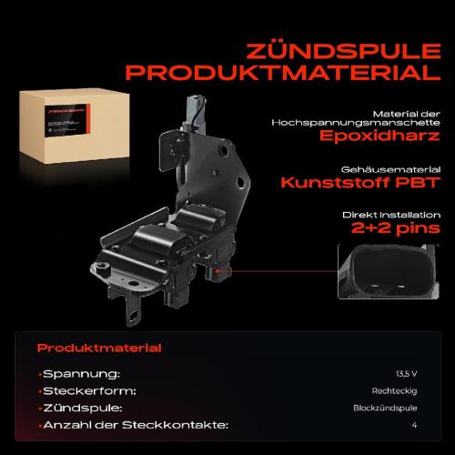 Frankberg 1x Zündmodul Zündspule für Hyundai Accent II Stufenheck Coupe Elantra Getz Matrix KIA Cerato Rio 2000-2011 Bild Frankberg 1x Zündmodul Zündspule für Hyundai Accent II Stufenheck Coupe Elantra Getz Matrix KIA Cerato Rio 2000-2011