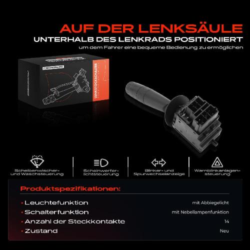 1x Kombischalter Lenkstockschalter für Citroën Evasion Xsara Fiat Ulysse Peugeot Bild 1x Kombischalter Lenkstockschalter für Citroën Evasion Xsara Fiat Ulysse Peugeot