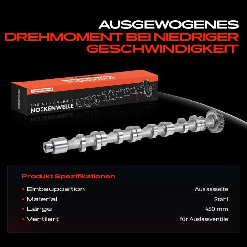1x Nockenwelle für Audi A3 8P1 A4 8K2 A5 8T3 A6 4F2 Seat Ibiza IV 6J5 Bild 1x Nockenwelle für Audi A3 8P1 A4 8K2 A5 8T3 A6 4F2 Seat Ibiza IV 6J5