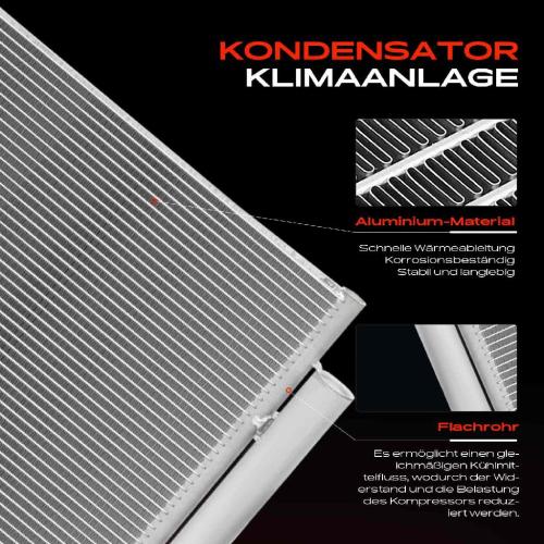 Frankberg 1x Kondensator Klimaanlage für Opel Meriva B S10 1.6L 2013-2017 Bild Frankberg 1x Kondensator Klimaanlage für Opel Meriva B S10 1.6L 2013-2017