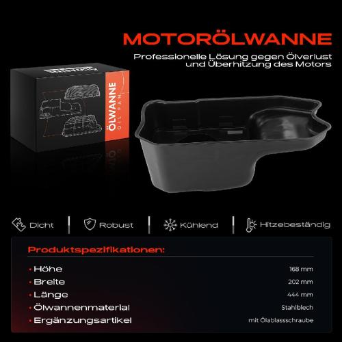 Frankberg 1x Ölwanne Motorölwanne für Iveco Daily III IV V Bus/Kasten/Pritsche/Fahrgestell 29L 35S 35C 40C Bild Frankberg 1x Ölwanne Motorölwanne für Iveco Daily III IV V Bus/Kasten/Pritsche/Fahrgestell 29L 35S 35C 40C