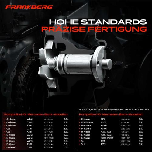 Frankberg 1x Wasserpumpe Kühlwasserpumpe für Mercedes-Benz W204 C218 W212 A207 X204 W166 W221 Bild Frankberg 1x Wasserpumpe Kühlwasserpumpe für Mercedes-Benz W204 C218 W212 A207 X204 W166 W221
