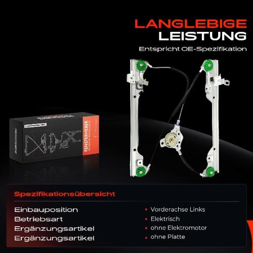 Frankberg 1x Fensterheber Vorne Links für Nissan Primera Kombi P12 WP12 2002-2008 Bild Frankberg 1x Fensterheber Vorne Links für Nissan Primera Kombi P12 WP12 2002-2008