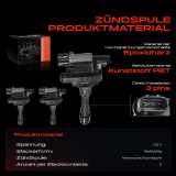 4x Zündmodul Zündspule für Daihatsu Applause II Schrägheck Terios Piaggio Porter Bus Kasten