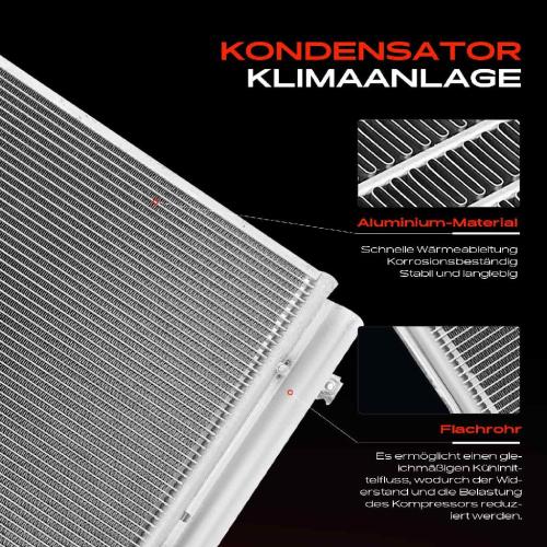 Frankberg 1x Kondensator Klimaanlage für KIA Cerato Stufenheck LD 1.6L 2005-2009 Bild Frankberg 1x Kondensator Klimaanlage für KIA Cerato Stufenheck LD 1.6L 2005-2009