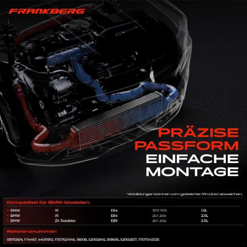 1x Ladeluftkühler Turbokühler für BMW X1 E84 Z4 Roadster E89 Cabriolet 1.6L 2.0L Bild 1x Ladeluftkühler Turbokühler für BMW X1 E84 Z4 Roadster E89 Cabriolet 1.6L 2.0L