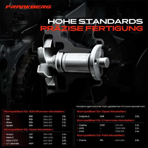 Frankberg 1x Wasserpumpe Kühlwasserpumpe für Alfa Romeo 159 Chevrolet Captiva Insignia Opel Astra Saab Fiat Bild Frankberg 1x Wasserpumpe Kühlwasserpumpe für Alfa Romeo 159 Chevrolet Captiva Insignia Opel Astra Saab Fiat