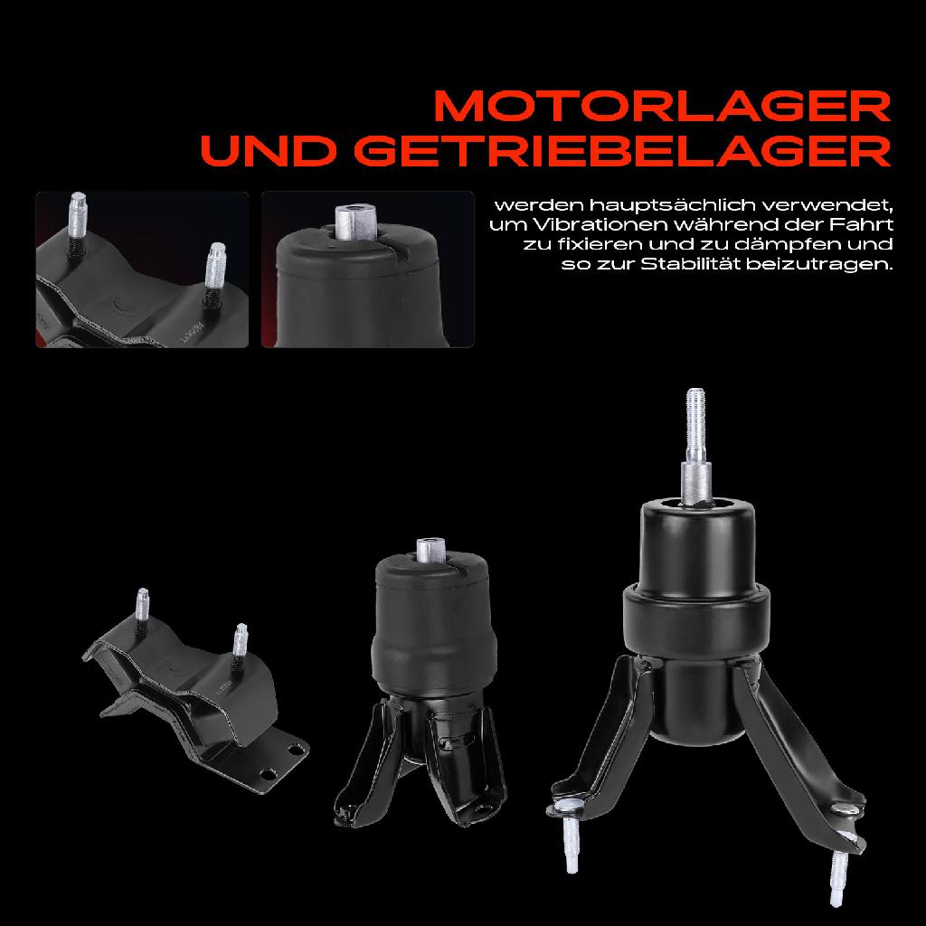 2x Motorlager Getriebelagerlager Links für Toyota Camry V2 2.2L 1996-2002