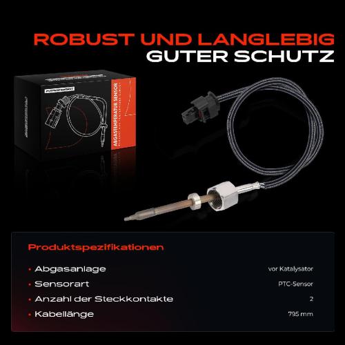 1x Abgastemperatursensor für Mercedes-Benz GLE M-Klasse W166 S-Klasse V222 W222 Bild 1x Abgastemperatursensor für Mercedes-Benz GLE M-Klasse W166 S-Klasse V222 W222