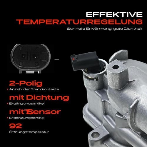 1x Thermostat Kühlmittel für Mercedes-Benz W203 W204 W211 S211 W220 2.2L-3.2L Bild 1x Thermostat Kühlmittel für Mercedes-Benz W203 W204 W211 S211 W220 2.2L-3.2L