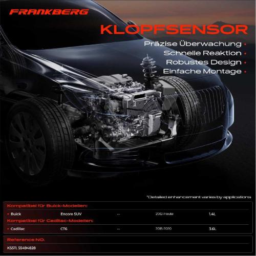 1x Klopfsensor Klopfgeber für Buick Encore SUV Cadillac CT6 Bild 1x Klopfsensor Klopfgeber für Buick Encore SUV Cadillac CT6