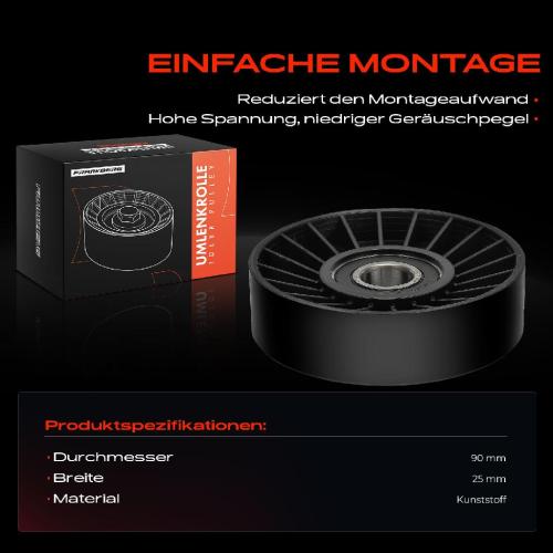 1x Umlenkrolle Führungsrolle für Citroën Xantia Fiat Ulysse Peugeot 306 Bild 1x Umlenkrolle Führungsrolle für Citroën Xantia Fiat Ulysse Peugeot 306