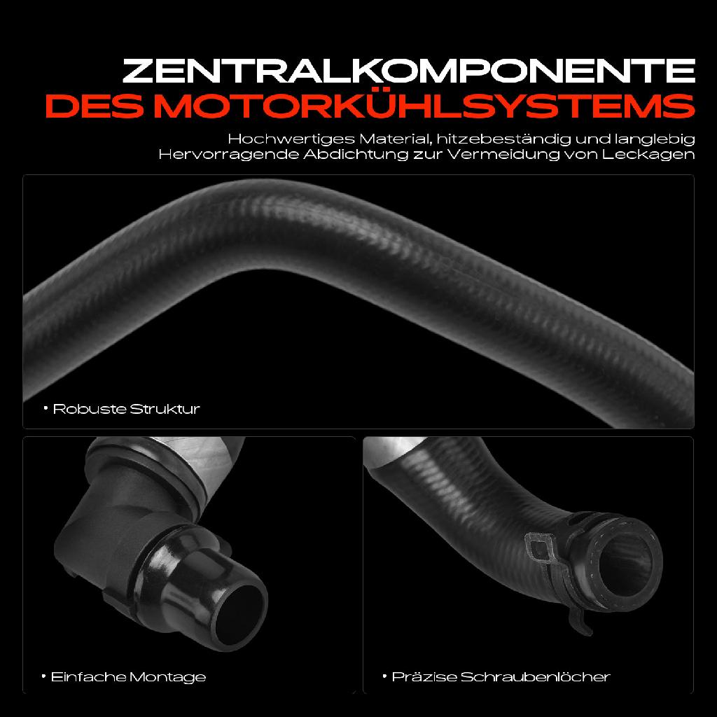 1x Kühlerschlauch Wasserschlauch für Mercedes-Benz GLE W166 C292 GLS X166 3.0L