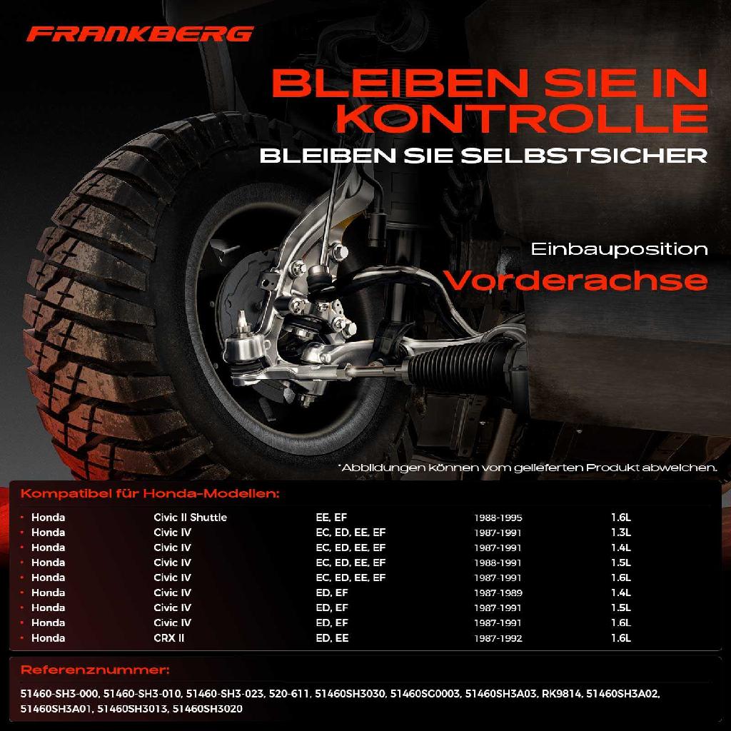 1x Querlenker Vorderachse für Honda Civic II Shuttle IV Hatchback Stufenheck CRX 1.6L 1.4L 1.5L 1987-1995