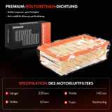 2x Luftfilter Filtereinsatz für Renault Clio 2 3 BR0/1 CR0/1 1.5 1.6 2.0