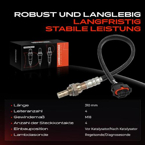 1x Lambdasonde Regelsonde/Diagnosesonde Vor/Nach Katalysator für Opel Astra G Saab 9-5 YS3E 1.6L 2.3L Bild 1x Lambdasonde Regelsonde/Diagnosesonde Vor/Nach Katalysator für Opel Astra G Saab 9-5 YS3E 1.6L 2.3L
