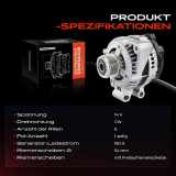 1x Lichtmaschine Generator für Land Rover Discovery IV Range Rover Sport 3.0L