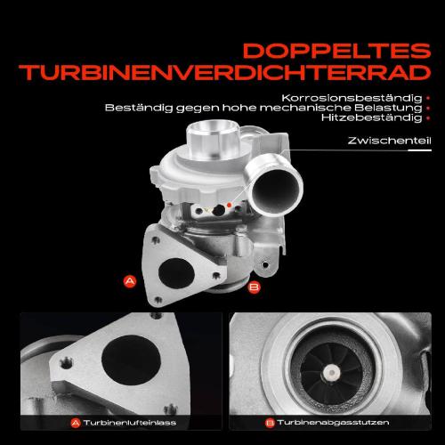 1x Abgasturbolader für Suzuki Grand Vitara II JT TD TE 1.9L 2005-2015 Bild 1x Abgasturbolader für Suzuki Grand Vitara II JT TD TE 1.9L 2005-2015