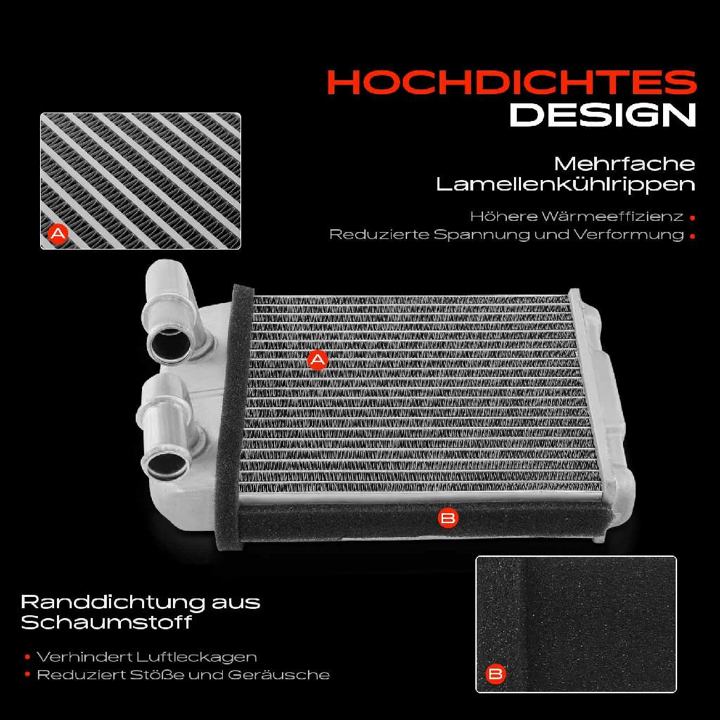 1x Wärmetauscher Innenraumheizung für VW Touareg Audi Q7 Porsche Cayenne