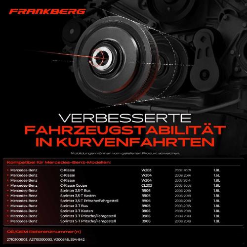 1x Riemenscheibe Kurbelwelle für Mercedes-Benz C-Klasse W203 W204 CLC-Klasse CL203 Bild 1x Riemenscheibe Kurbelwelle für Mercedes-Benz C-Klasse W203 W204 CLC-Klasse CL203