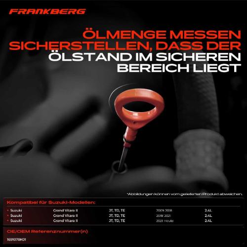 1x Ölmessstab Ölpeilstab Ölstab für Suzuki Grand Vitara II JT TD TE 2.4L Bild 1x Ölmessstab Ölpeilstab Ölstab für Suzuki Grand Vitara II JT TD TE 2.4L