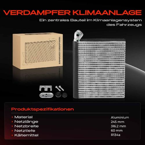 1x Verdampfer Klimaanlage für Mercedes-Benz GL-Klasse X164 W164 R-Klasse V251 W251 Bild 1x Verdampfer Klimaanlage für Mercedes-Benz GL-Klasse X164 W164 R-Klasse V251 W251