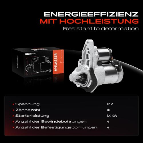 1x Anlasser Starter für Dacia Dokker Express Kasten/MPV MPV Lodgy Nissan Tiida Schrägheck Stufenheck Renault Bild 1x Anlasser Starter für Dacia Dokker Express Kasten/MPV MPV Lodgy Nissan Tiida Schrägheck Stufenheck Renault