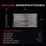 1x Kühler Wasserkühler Motorkühler für Mitsubishi Lancer 8 Peugeot 4008 Citroën