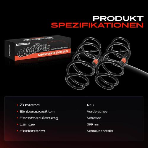 Frankberg 2x Fahrwerksfeder Vorderachse f r Mazda CX-5 GH KE 2.2L 2012-2017 Bild Frankberg 2x Fahrwerksfeder Vorderachse f r Mazda CX-5 GH KE 2.2L 2012-2017