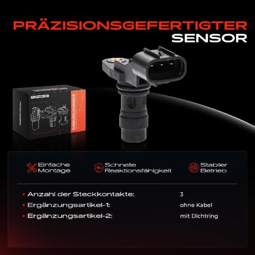 1x Kurbelwellensensor Impulsgeber für Isuzu D-Max I II TFR TFS 2.5L 3.0L Bj ab 2007 Bild 1x Kurbelwellensensor Impulsgeber für Isuzu D-Max I II TFR TFS 2.5L 3.0L Bj ab 2007