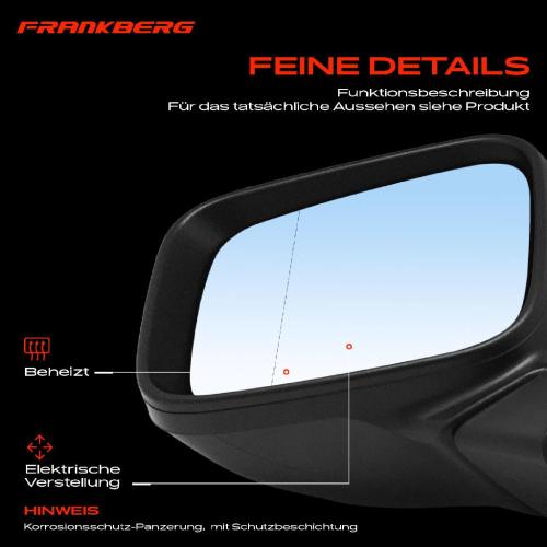 1x Außenspiegel Links für Jeep Renegade SUV B1 BU BV Bj ab 2014 Bild 1x Außenspiegel Links für Jeep Renegade SUV B1 BU BV Bj ab 2014